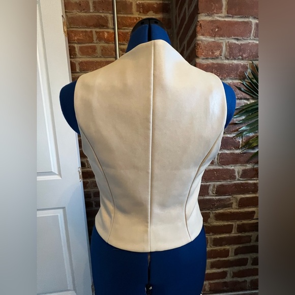 NWT Seven For All Mankind Faux Leather Vest - Picture 2 of 2